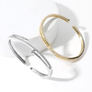 Elegant Gold and Silver Cuff Bracelets